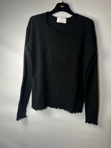 Allude black cashmere pullover