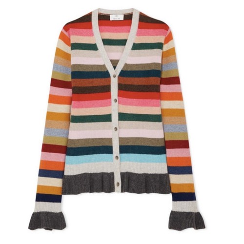 Allude ruffled striped - allude,