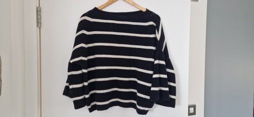 Allude navy and - cream, striped