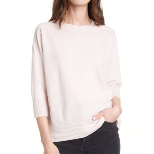 Allude cashmere sweater blush - sweater,
